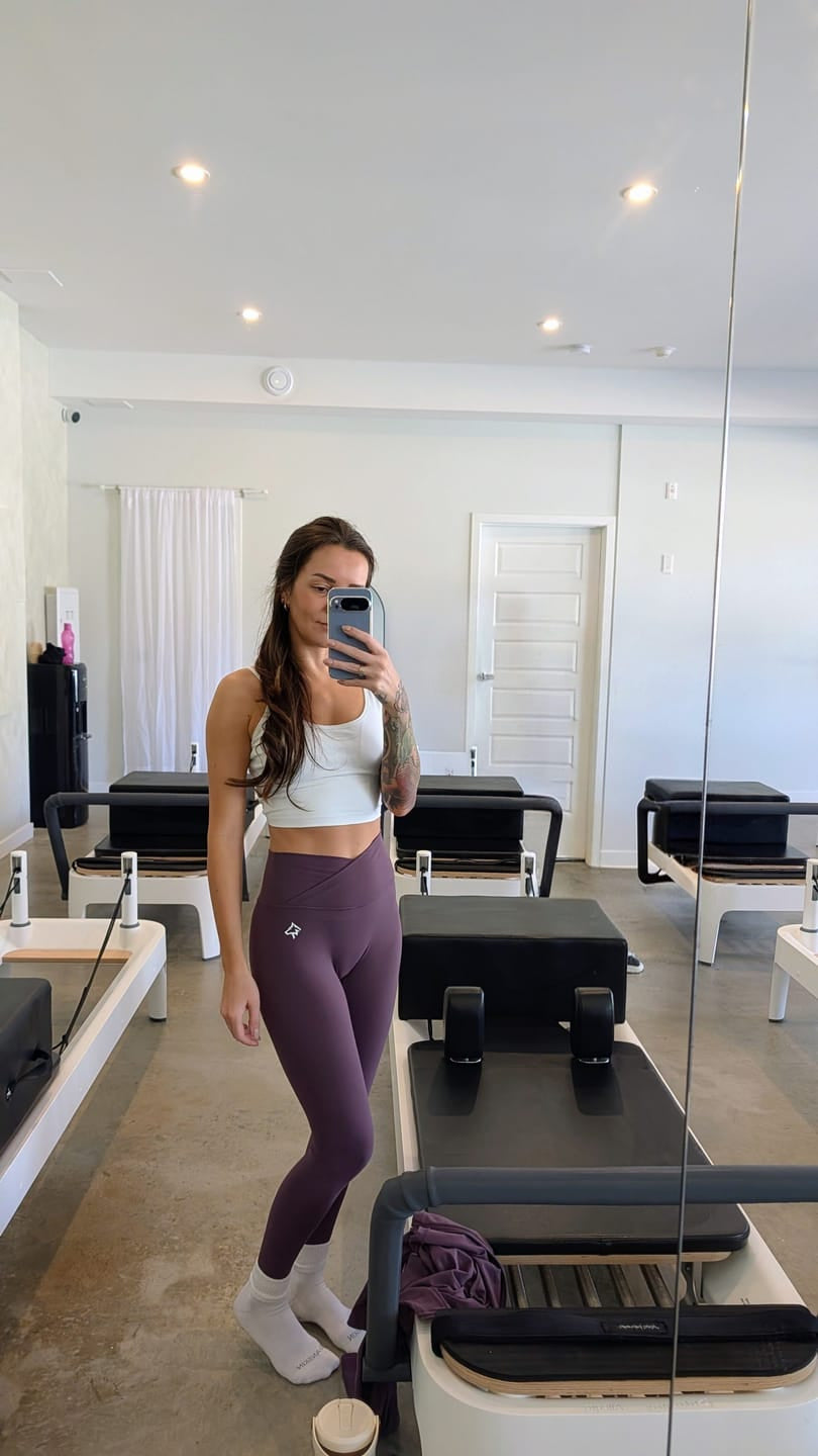 Legging taille en V Form - Purple Dust